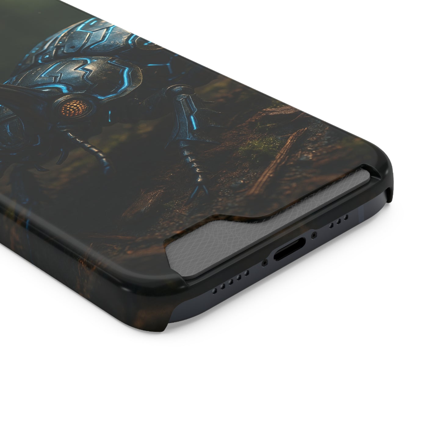 Chrome Beetle • Apple iPhone 13 • MagSafe® Tough Case with Card Holder