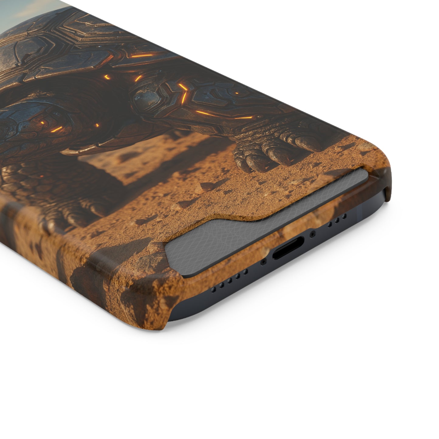 Chrome Shell • Apple iPhone 13 • MagSafe® Tough Case with Card Holder