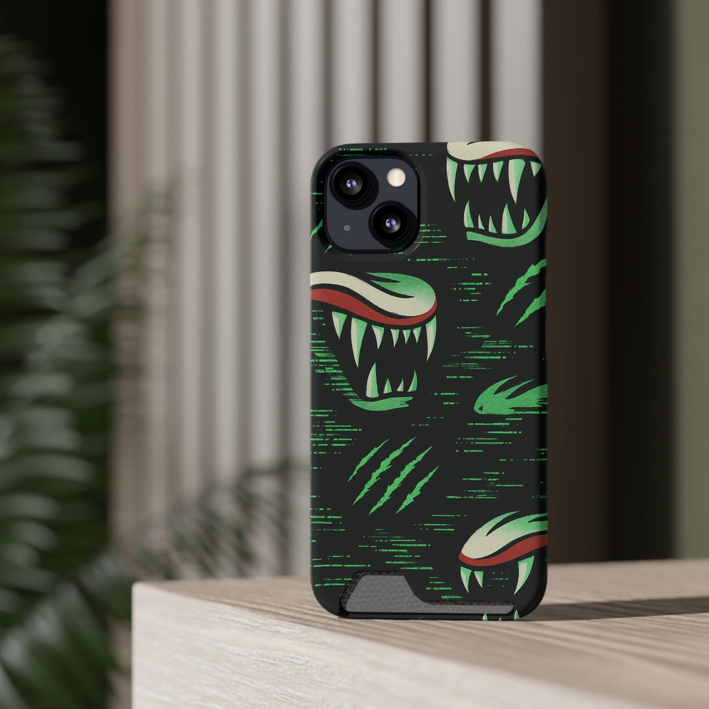 Vicious Glitch • Apple iPhone 13 • MagSafe® Tough Case with Card Holder