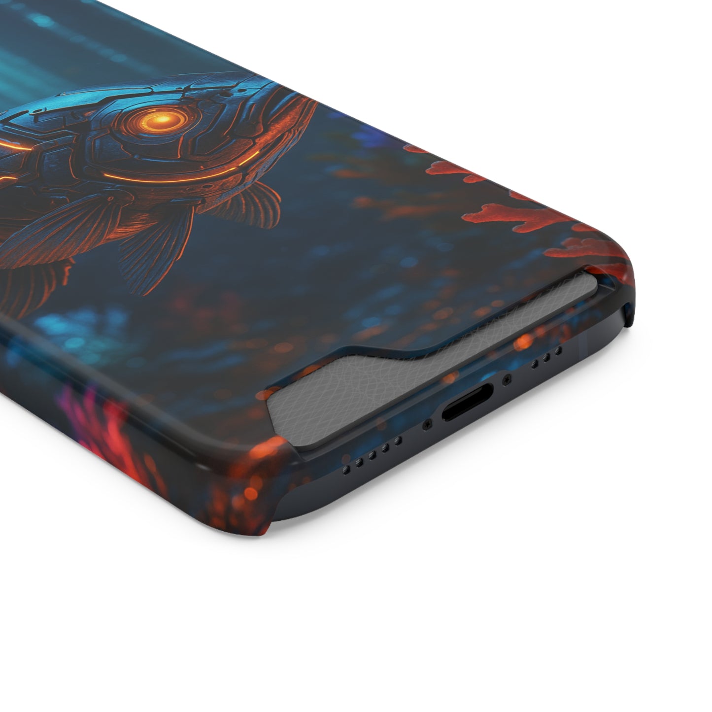 Ember Fins • Apple iPhone 13 • MagSafe® Tough Case with Card Holder