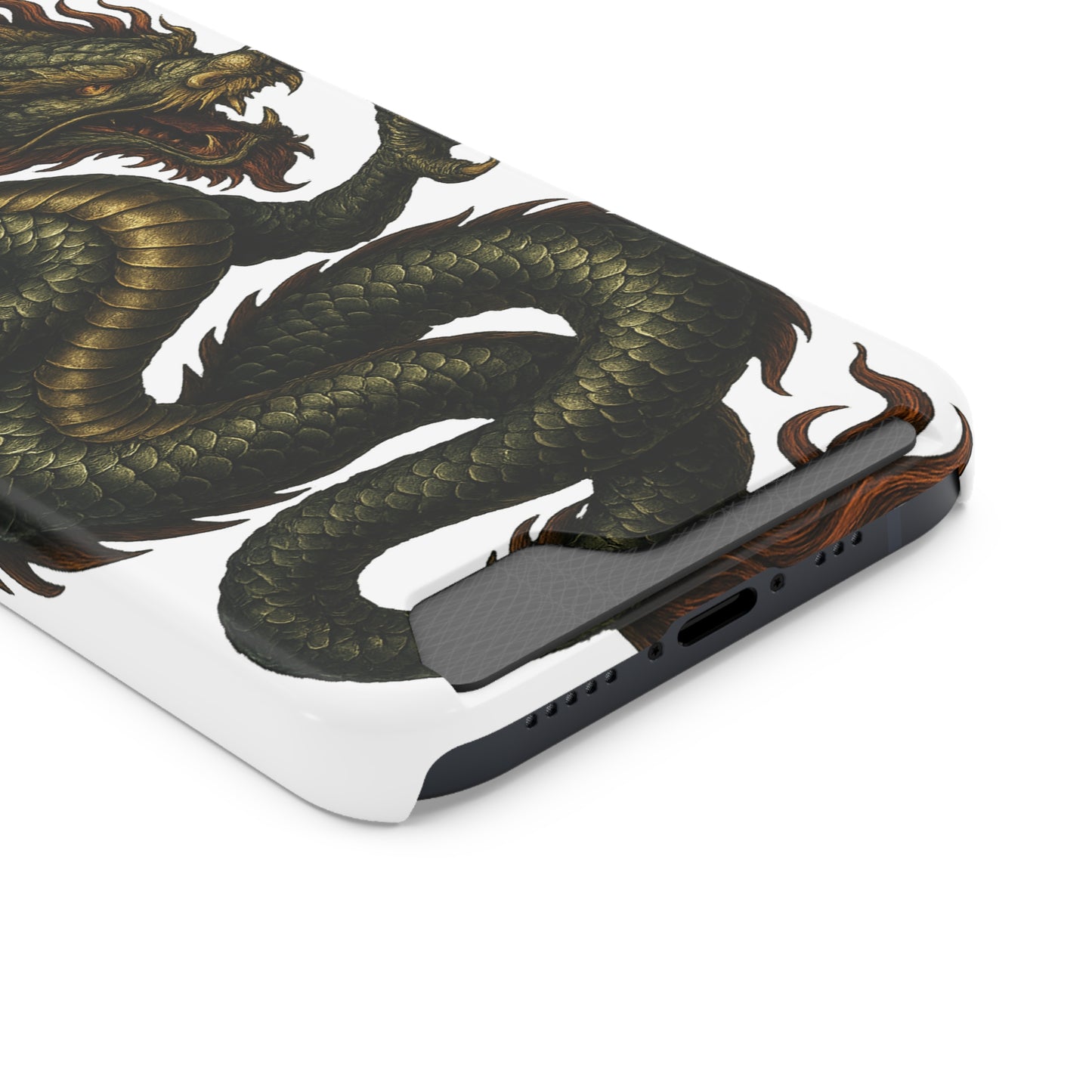 Coiled Fury • Apple iPhone 13 • MagSafe® Tough Case with Card Holder