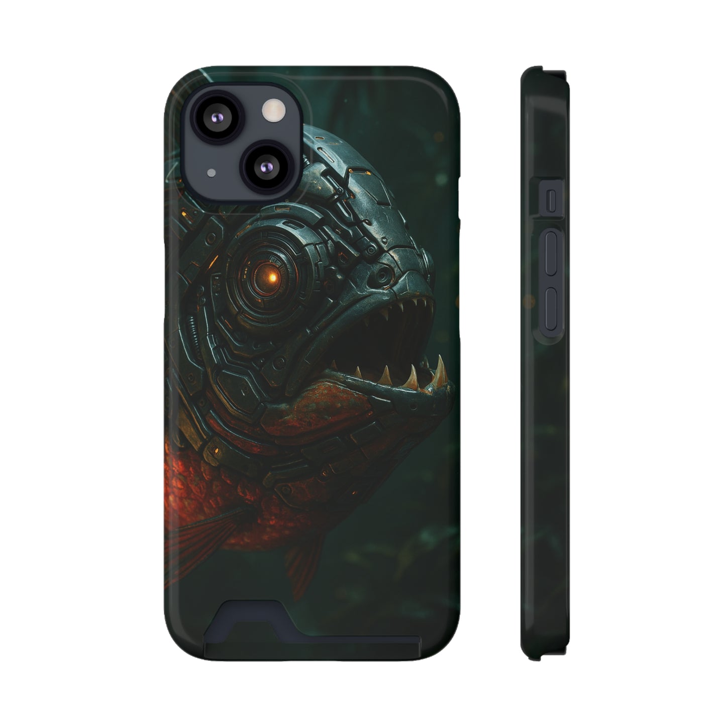 Crimson Bite • Apple iPhone 13 • MagSafe® Tough Case with Card Holder