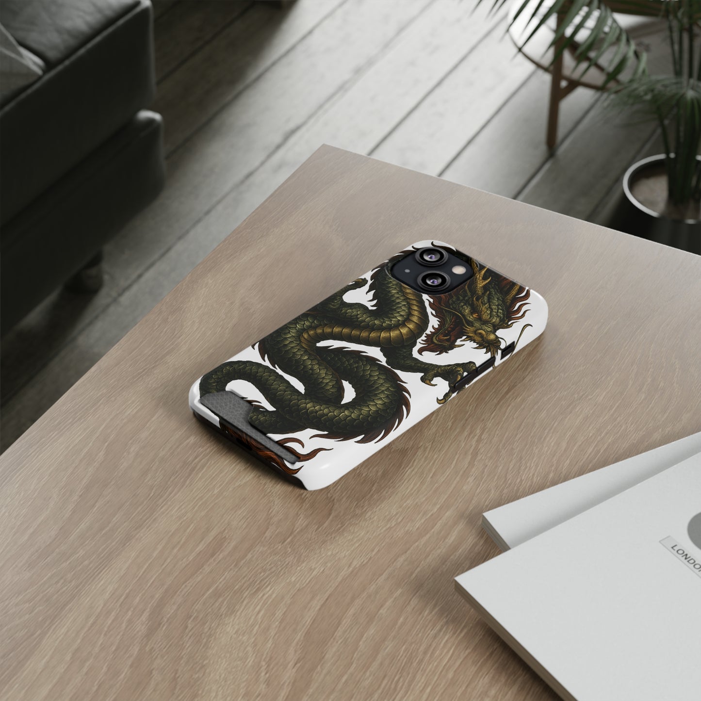 Coiled Fury • Apple iPhone 13 • MagSafe® Tough Case with Card Holder