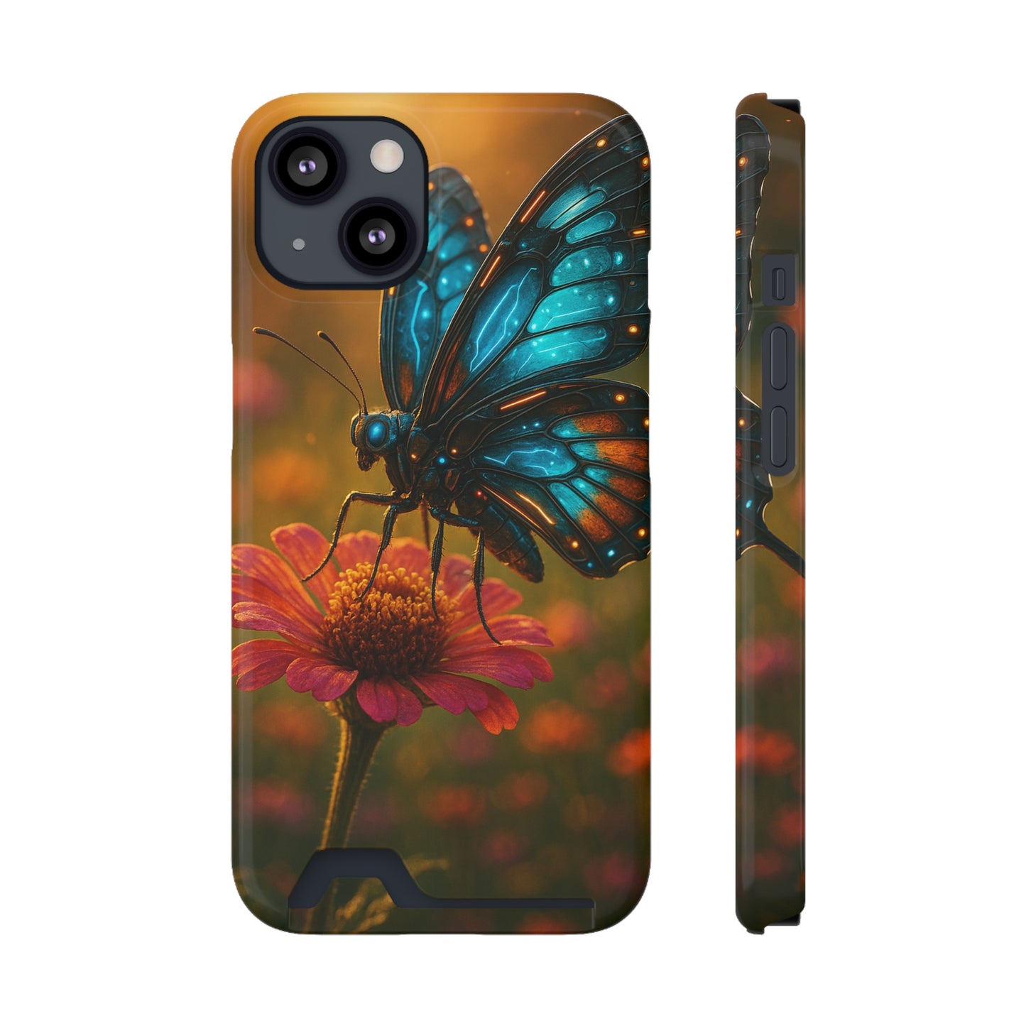 Flight Glitch • Apple iPhone 13 • MagSafe® Tough Case with Card Holder