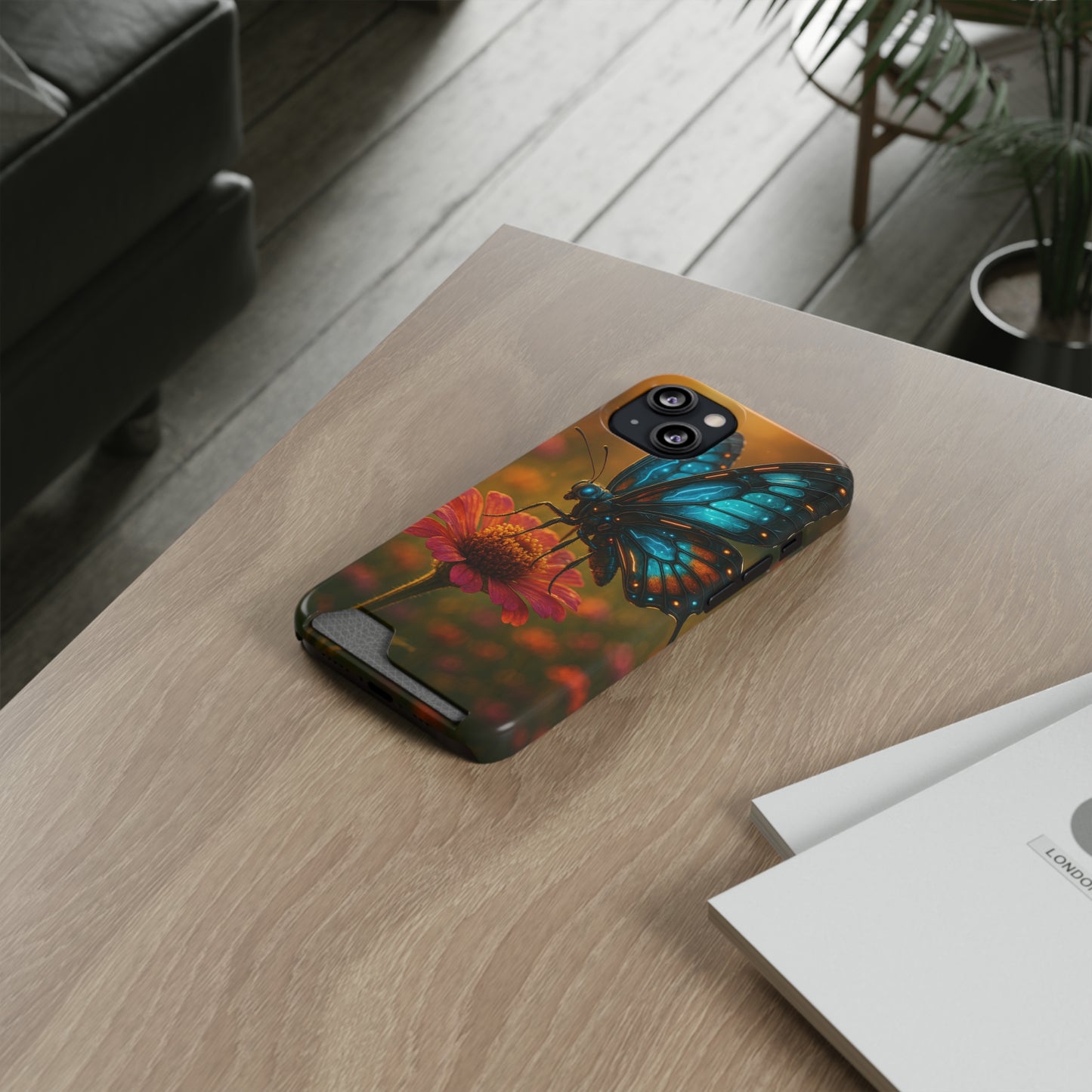 Flight Glitch • Apple iPhone 13 • MagSafe® Tough Case with Card Holder