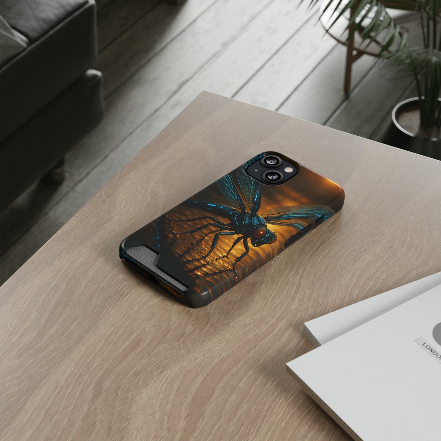 Circuit Wing • Apple iPhone 13 • MagSafe® Tough Case with Card Holder