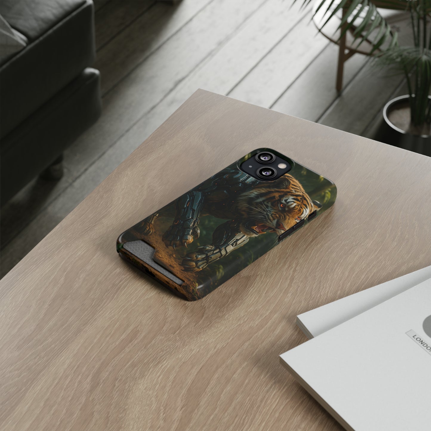 Steel Fang • Apple iPhone 13 • MagSafe® Tough Case with Card Holder
