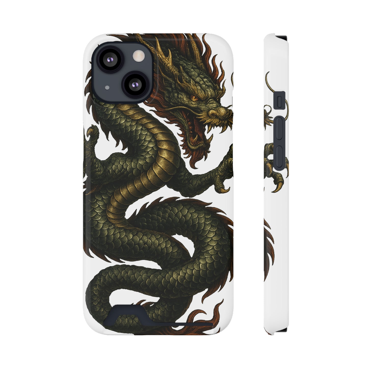 Coiled Fury • Apple iPhone 13 • MagSafe® Tough Case with Card Holder