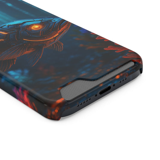 Ember Fins • Apple iPhone 13 • MagSafe® Tough Case with Card Holder