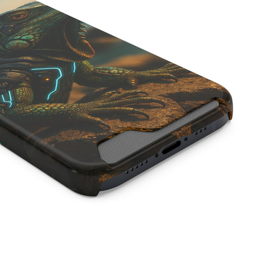 Scaled Sentinel • Apple iPhone 13 • MagSafe® Tough Case with Card Holder