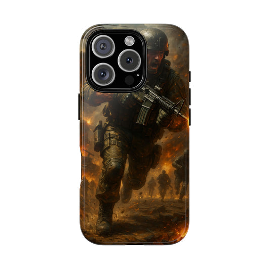 Battlefield Chaos • Call of Duty • Apple iPhone 16 • MagSafe® Tough Case