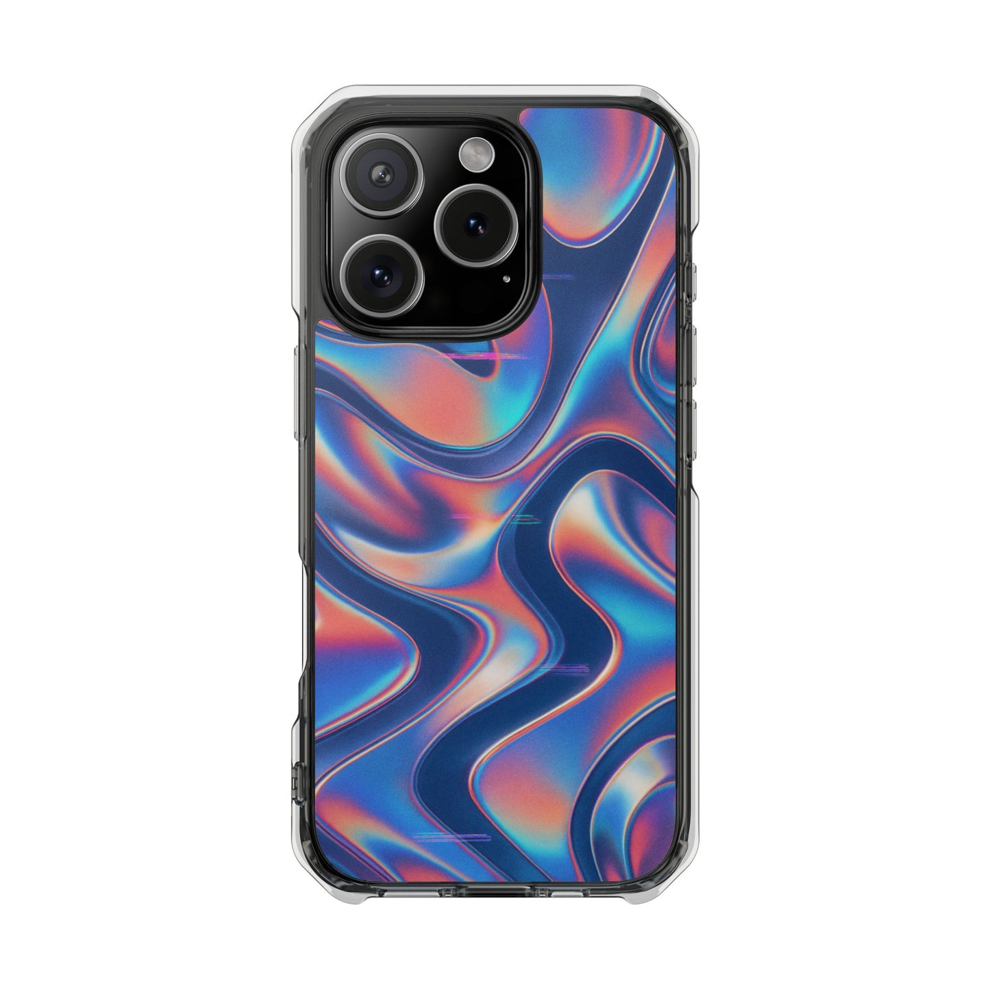 Chrome Illusion • Apple iPhone 16 • MagSafe® Clear Case