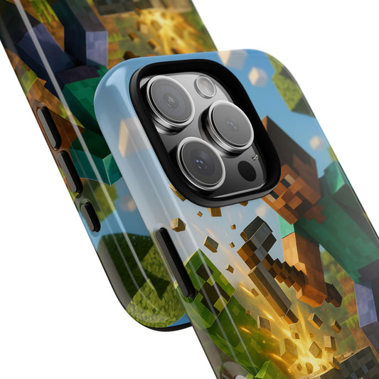 Overworld Day • Minecraft • Apple iPhone 16 • MagSafe® Tough Case