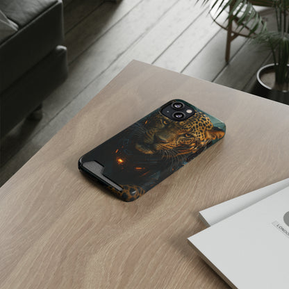 Ember Prowl • Apple iPhone 13 • MagSafe® Tough Case with Card Holder