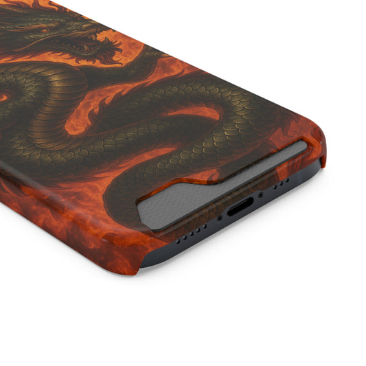 Flames of Fury • Apple iPhone 13 • MagSafe® Tough Case with Card Holder