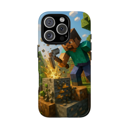 Overworld Day • Minecraft • Apple iPhone 16 • MagSafe® Tough Case