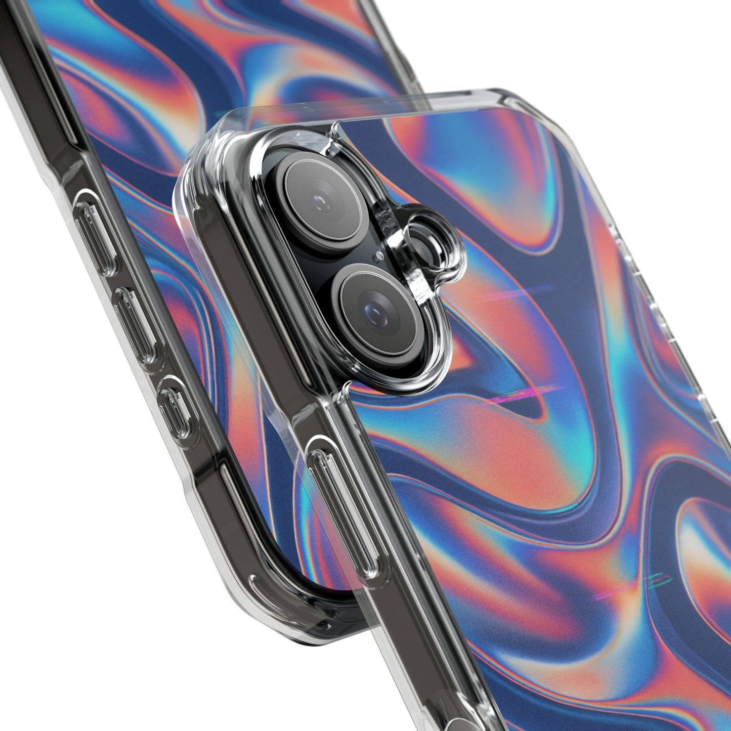 Chrome Illusion • Apple iPhone 16 • MagSafe® Clear Case