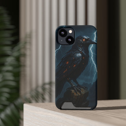 Quantum Crow • Apple iPhone 13 • MagSafe® Tough Case with Card Holder