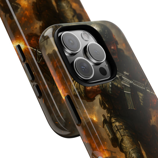 Battlefield Chaos • Call of Duty • Apple iPhone 16 • MagSafe® Tough Case