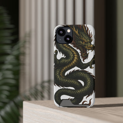 Coiled Fury • Apple iPhone 13 • MagSafe® Tough Case with Card Holder
