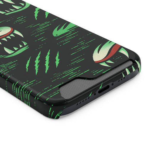 Vicious Glitch • Apple iPhone 13 • MagSafe® Tough Case with Card Holder