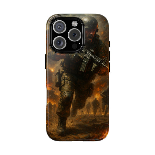 Battlefield Chaos • Call of Duty • Apple iPhone 16 • MagSafe® Tough Case