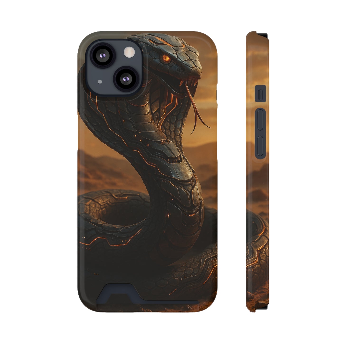Neon Coil • Apple iPhone 13 • MagSafe® Tough Case with Card Holder