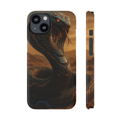 Neon Coil • Apple iPhone 13 • MagSafe® Tough Case with Card Holder