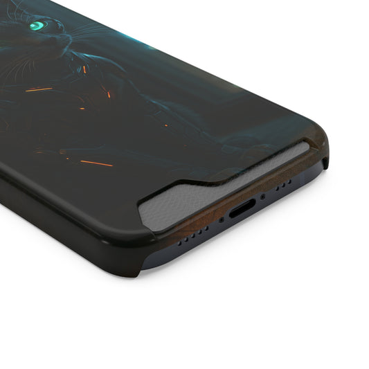 Neon Whisker • Apple iPhone 13 • MagSafe® Tough Case with Card Holder