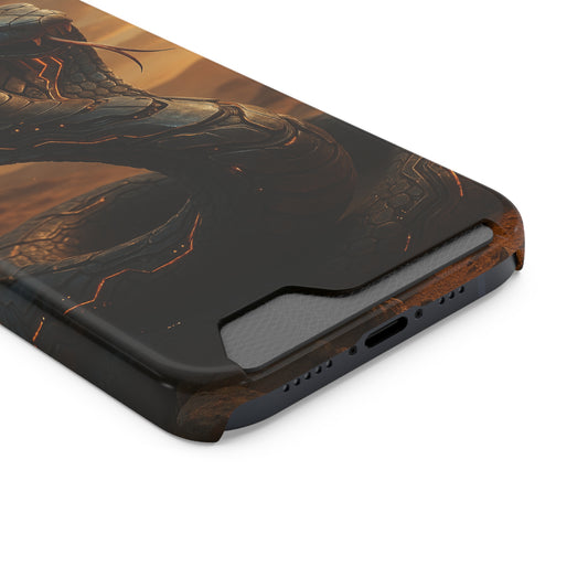 Neon Coil • Apple iPhone 13 • MagSafe® Tough Case with Card Holder
